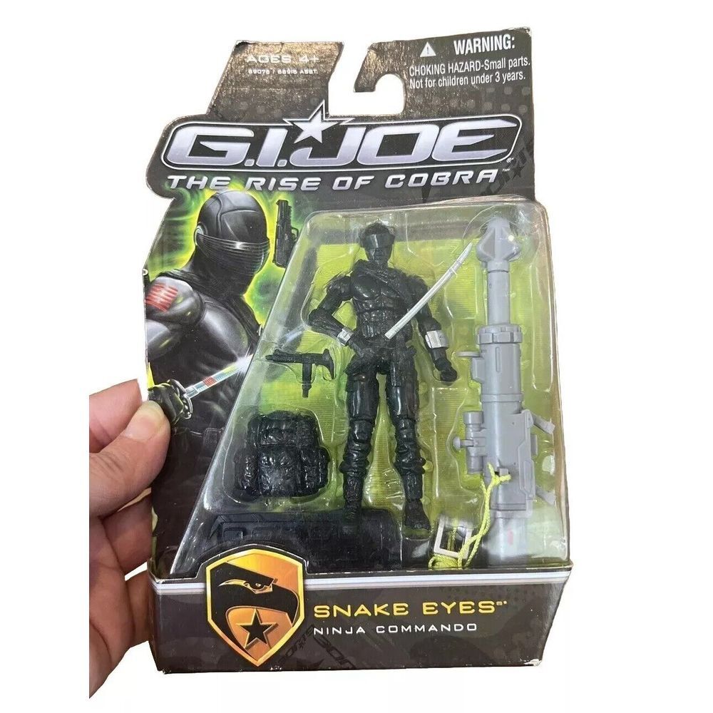Hasbro G.I. Joe Snake Eyes City Strike Movie: Rise of Cobra Action Figure NIB